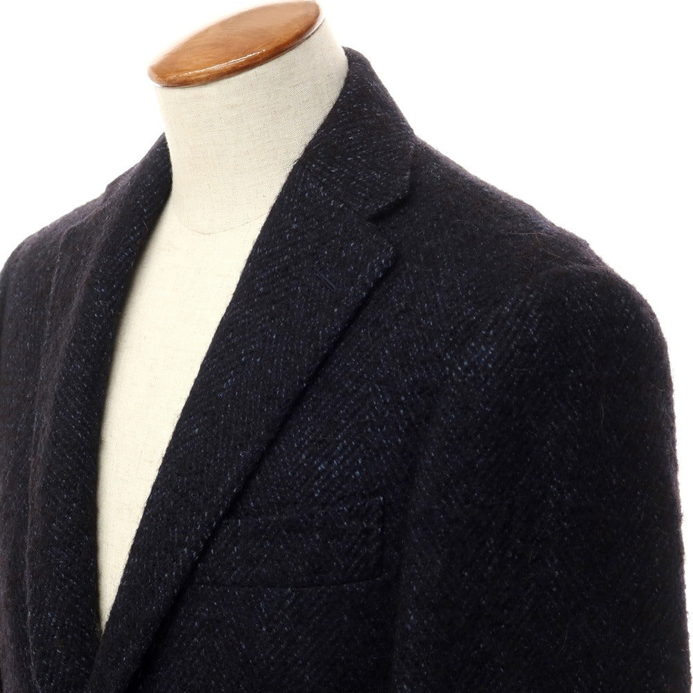 【中古】リングヂャケット リングジャケット RING JACKET ウールアルパカ チェスターフィールドコート ネイビー【サイズ46】【NVY】【A/W】【状態ランクB】【メンズ】【768973】