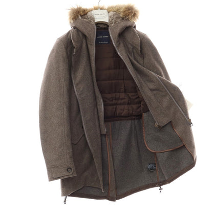 [Used] JACOB COHEN Wool nylon hooded coat, mod coat, ash brown [Size 46] [BRW] [A/W] [Condition Rank B] ​​[Men&