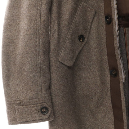 [Used] JACOB COHEN Wool nylon hooded coat, mod coat, ash brown [Size 46] [BRW] [A/W] [Condition Rank B] ​​[Men&