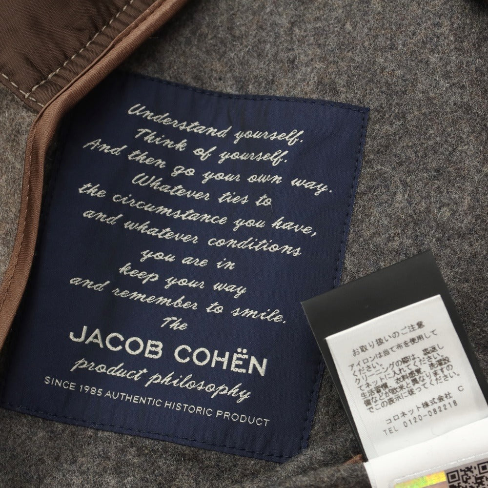 [Used] JACOB COHEN Wool nylon hooded coat, mod coat, ash brown [Size 46] [BRW] [A/W] [Condition Rank B] ​​[Men&