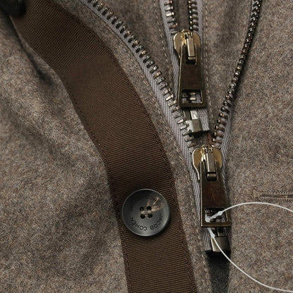 [Used] JACOB COHEN Wool nylon hooded coat, mod coat, ash brown [Size 46] [BRW] [A/W] [Condition Rank B] ​​[Men&