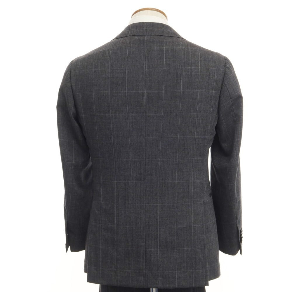 [Used] Sartoria Ring Wool Check 3B Set-up Suit Gray x Black [Size 46] [GRY] [S/S] [Condition Rank C] [Men&