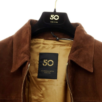 [Used] Cinquanta Goat Leather Zip-up Blouson Brown [Size 48] [BRW] [A/W] [Condition Rank A] [Men&