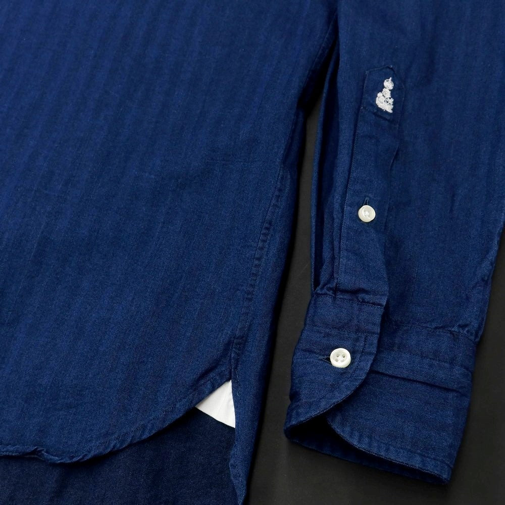 [Used] GUY ROVER Cotton Round Collar Casual Shirt Navy [Size M] [NVY] [S/S/A/W] [Condition Rank C] [Men&