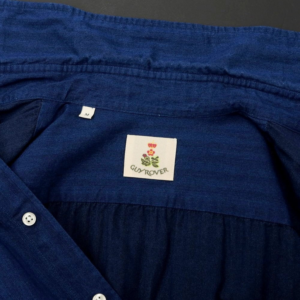 [Used] GUY ROVER Cotton Round Collar Casual Shirt Navy [Size M] [NVY] [S/S/A/W] [Condition Rank C] [Men&