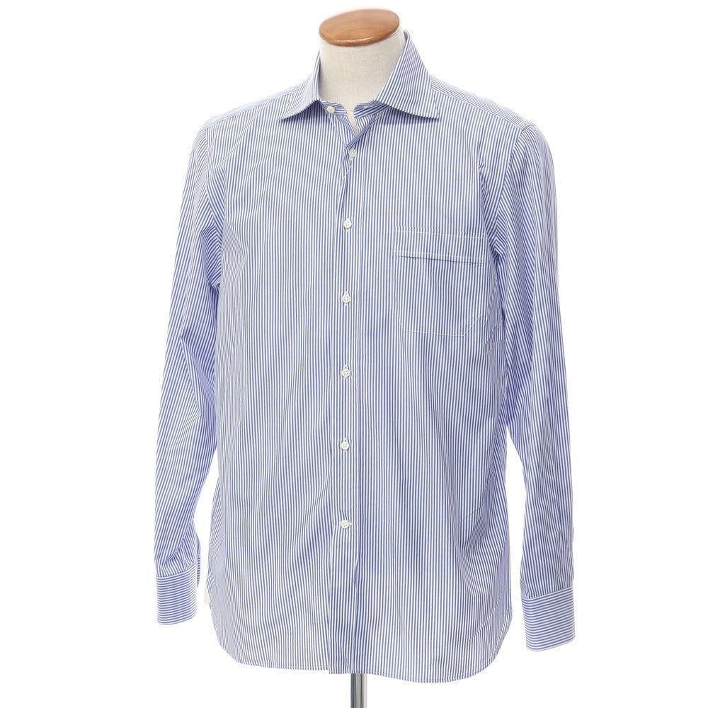 [Used] GUY ROVER SHIPS special order striped wide collar shirt blue x white [size 40] [BLU] [S/S/A/W] [Condition rank B] ​​[Men&