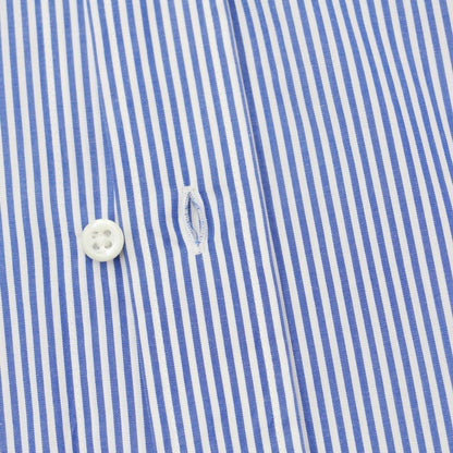 [Used] GUY ROVER SHIPS special order striped wide collar shirt blue x white [size 40] [BLU] [S/S/A/W] [Condition rank B] ​​[Men&