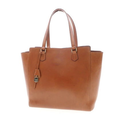 [Used] BOLDRINI SELLERIA Leather Tote Bag Light Brown [W34xH36.5xD10] [BRW] [S/S/A/W] [Condition Rank C] [Men&