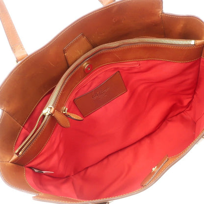 [Used] BOLDRINI SELLERIA Leather Tote Bag Light Brown [W34xH36.5xD10] [BRW] [S/S/A/W] [Condition Rank C] [Men&