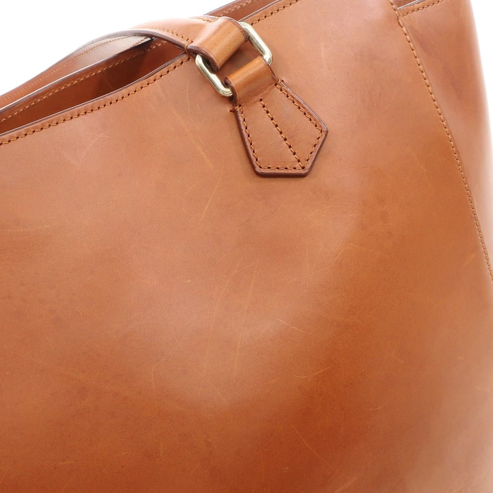 [Used] BOLDRINI SELLERIA Leather Tote Bag Light Brown [W34xH36.5xD10] [BRW] [S/S/A/W] [Condition Rank C] [Men&