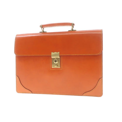 [Used] Five Woods Leather Briefcase Orange Brown [W39xH28xD7.5] [BRW] [S/S/A/W] [Condition Rank B] ​​[Men&