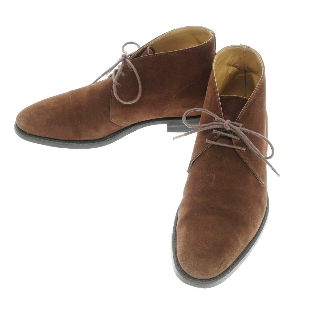 【中古】シップス SHIPS ハンドソーンウォルテッド スエード チャッカブーツ ブラウン【サイズ6.5】【BRW】【S/S/A/W】【状態ランクB】【メンズ】【768989】