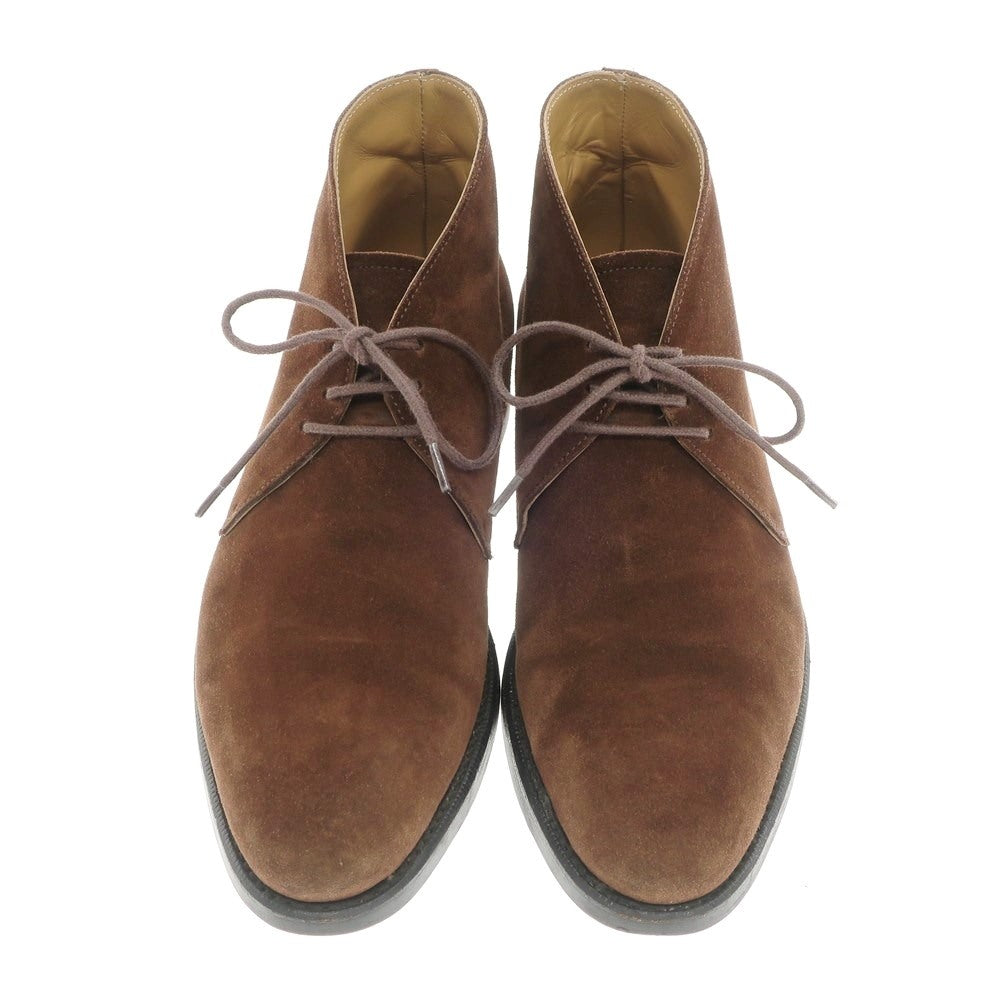 【中古】シップス SHIPS ハンドソーンウォルテッド スエード チャッカブーツ ブラウン【サイズ6.5】【BRW】【S/S/A/W】【状態ランクB】【メンズ】【768989】