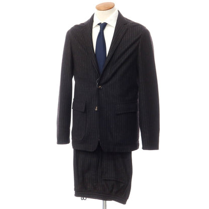 [Used] THE GIGI Wool Nylon Striped 2-Button Suit Black x Grey [Size 46] [BLK] [A/W] [Condition Rank A] [Men&