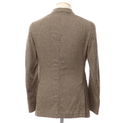 [New] LBM1911 Wool Polyester Houndstooth 2B Casual Jacket Beige x Black [Size 44] [BEI] [A/W] [Condition Rank N] [Men&
