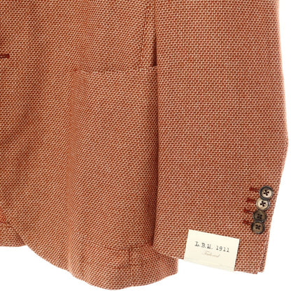 [New] LBM1911 Wool Cotton Nylon 2B Casual Jacket Dark Orange [Size 48] [ORG] [A/W] [Condition Rank N] [Men&