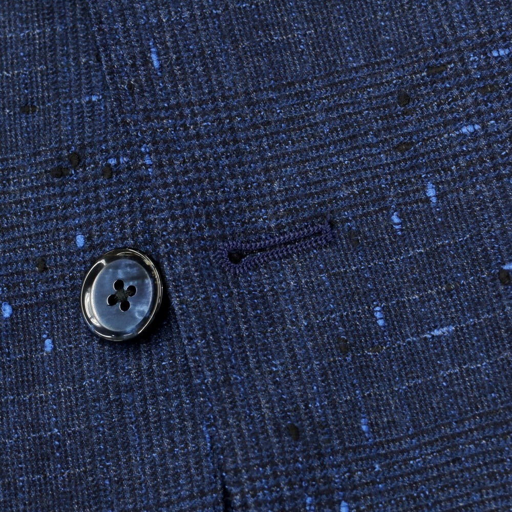 [New] LBM1911 Wool Nylon Glen Check 2B Casual Jacket Navy [Size 50] [NVY] [A/W] [Condition Rank N] [Men&