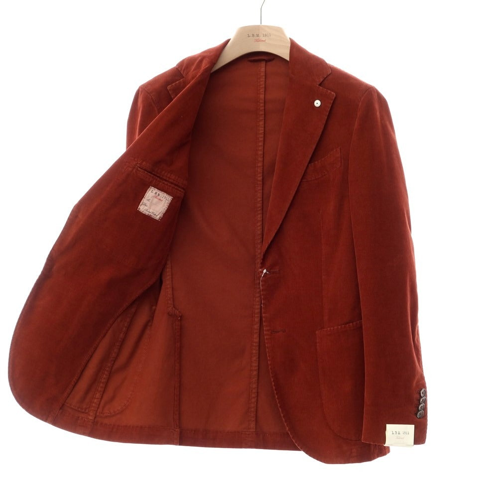 [New] LBM1911 Corduroy Casual Jacket Terracotta Color [Size 44] [BRW] [A/W] [Condition Rank N] [Men&