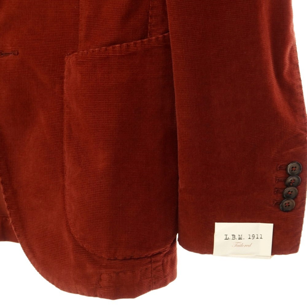 [New] LBM1911 Corduroy Casual Jacket Terracotta Color [Size 44] [BRW] [A/W] [Condition Rank N] [Men&