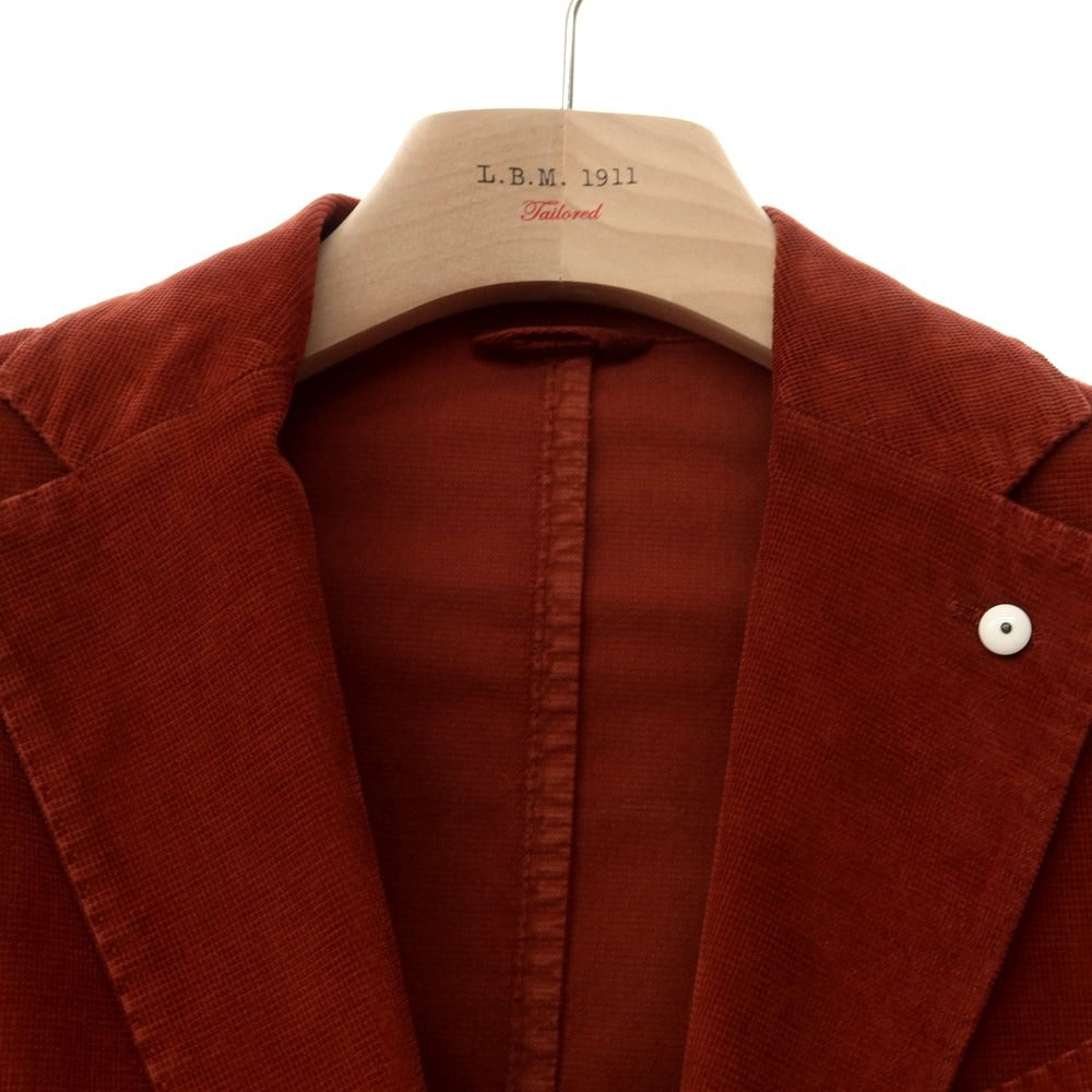[New] LBM1911 Corduroy Casual Jacket Terracotta Color [Size 44] [BRW] [A/W] [Condition Rank N] [Men&