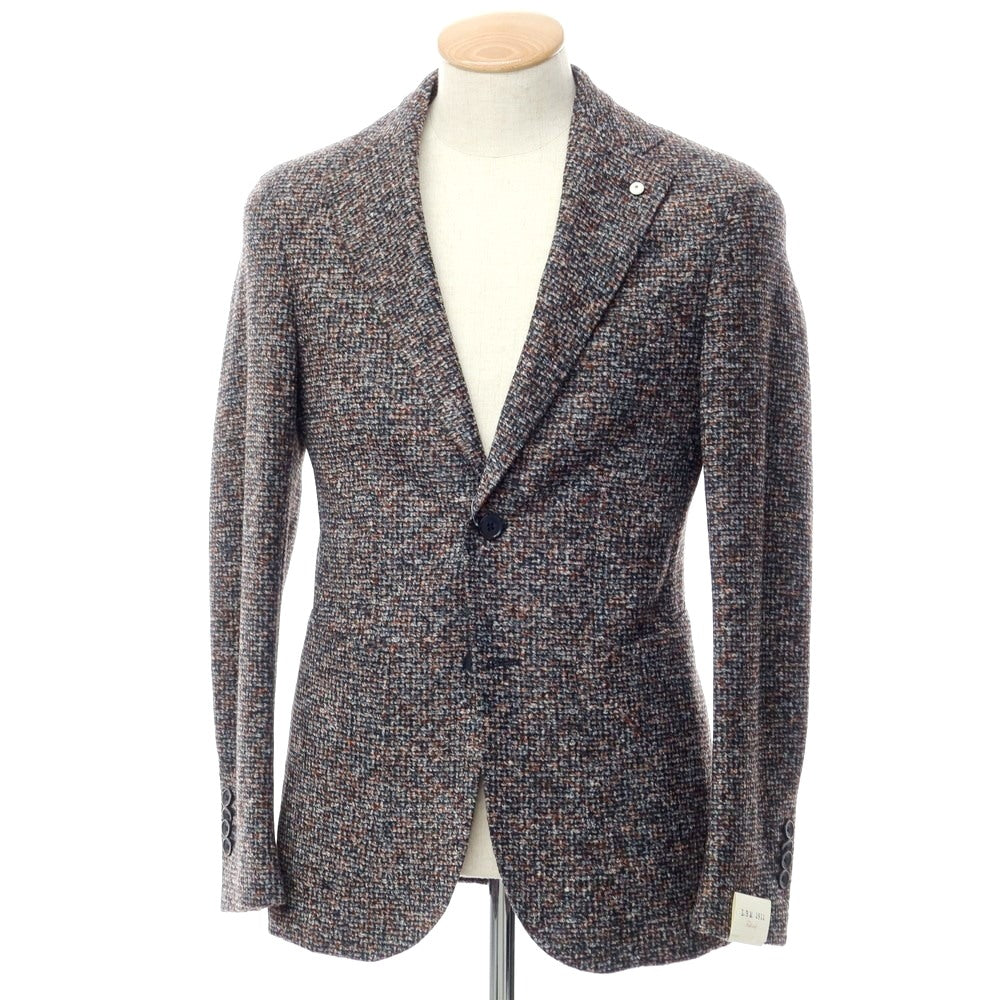[New] LBM1911 Acrylic Wool Jersey Jacket Gray x Terracotta [Size 44] [GRY] [A/W] [Condition Rank N] [Men&