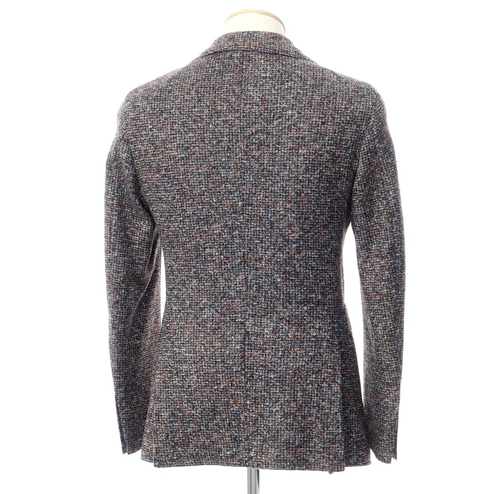[New] LBM1911 Acrylic Wool Jersey Jacket Gray x Terracotta [Size 44] [GRY] [A/W] [Condition Rank N] [Men&