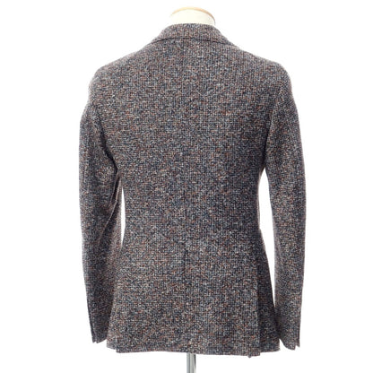 [New] LBM1911 Acrylic Wool Jersey Jacket Gray x Terracotta [Size 44] [GRY] [A/W] [Condition Rank N] [Men&