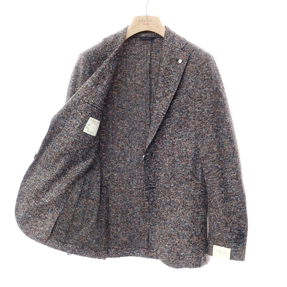 [New] LBM1911 Acrylic Wool Jersey Jacket Gray x Terracotta [Size 44] [GRY] [A/W] [Condition Rank N] [Men&