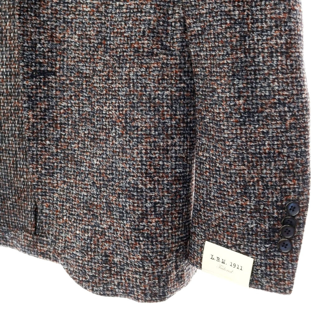 [New] LBM1911 Acrylic Wool Jersey Jacket Gray x Terracotta [Size 44] [GRY] [A/W] [Condition Rank N] [Men&