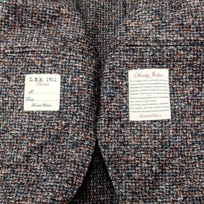 [New] LBM1911 Acrylic Wool Jersey Jacket Gray x Terracotta [Size 44] [GRY] [A/W] [Condition Rank N] [Men&