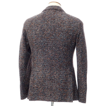 [New] LBM1911 Acrylic Wool Jersey Jacket Gray x Terracotta [Size 46] [GRY] [A/W] [Condition Rank N] [Men&