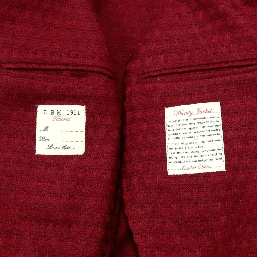 [New] LBM1911 Wool Nylon Jersey Jacket Wine Red [Size 46] [RED] [A/W] [Condition Rank N] [Men&