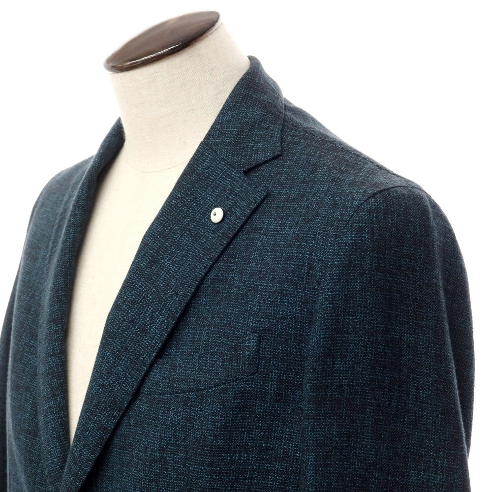 [New] LBM1911 Cotton Wool Jacket Blue Green x Black [Size 50] [GRN] [A/W] [Condition Rank N] [Men&