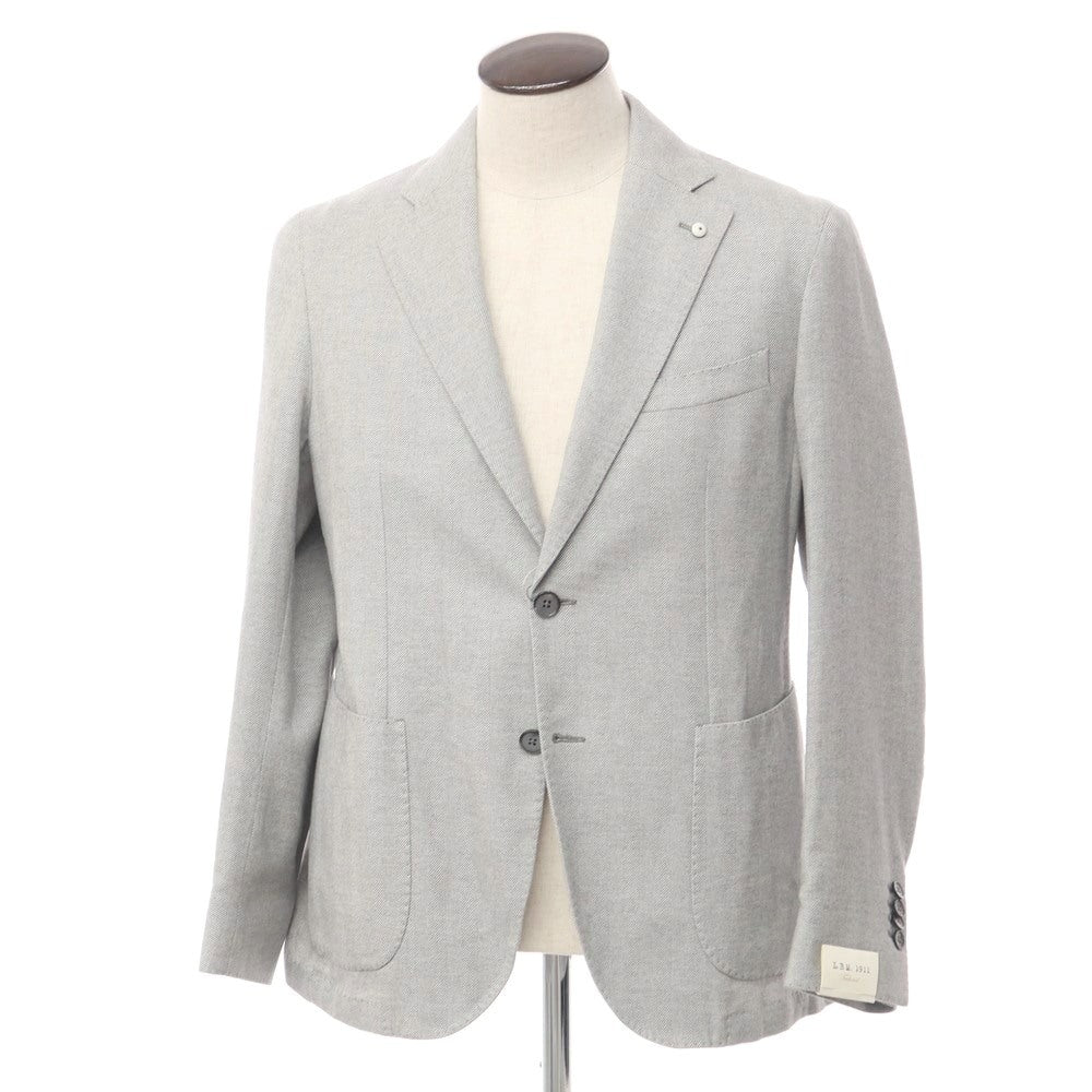 [New] LBM1911 Cotton Herringbone Tailored Jacket Gray [Size 50] [GRY] [A/W] [Condition Rank N] [Men&