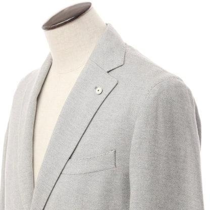 [New] LBM1911 Cotton Herringbone Tailored Jacket Gray [Size 50] [GRY] [A/W] [Condition Rank N] [Men&