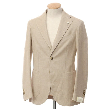 [New] LBM1911 Cotton Herringbone Tailored Jacket Beige [Size 44] [BEI] [A/W] [Condition Rank N] [Men&