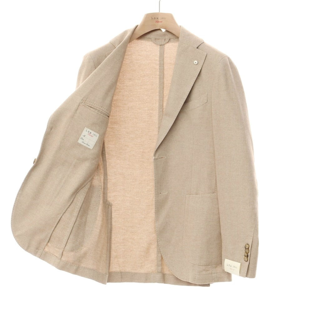 [New] LBM1911 Cotton Herringbone Tailored Jacket Beige [Size 44] [BEI] [A/W] [Condition Rank N] [Men&