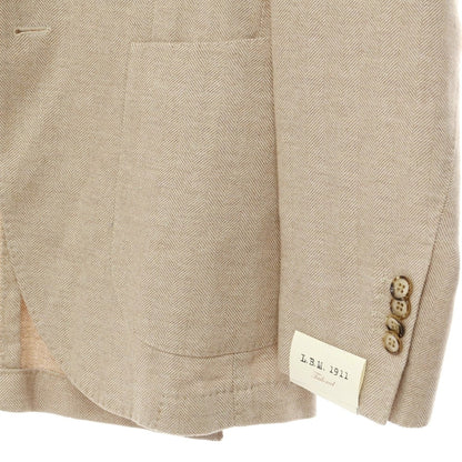 [New] LBM1911 Cotton Herringbone Tailored Jacket Beige [Size 44] [BEI] [A/W] [Condition Rank N] [Men&