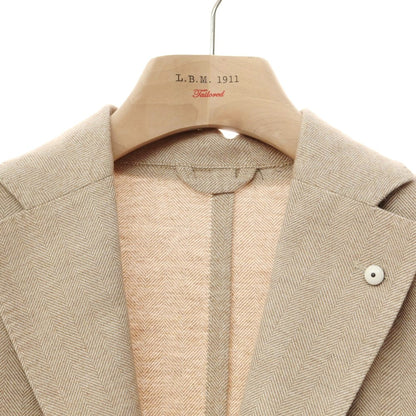 [New] LBM1911 Cotton Herringbone Tailored Jacket Beige [Size 44] [BEI] [A/W] [Condition Rank N] [Men&