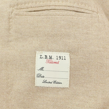 [New] LBM1911 Cotton Herringbone Tailored Jacket Beige [Size 44] [BEI] [A/W] [Condition Rank N] [Men&