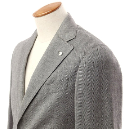 [New] LBM1911 Cotton Herringbone Tailored Jacket Black x White [Size 46] [BLK] [A/W] [Condition Rank N] [Men&