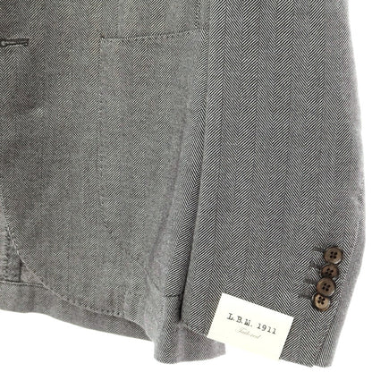 [New] LBM1911 Cotton Herringbone Tailored Jacket Black x White [Size 46] [BLK] [A/W] [Condition Rank N] [Men&