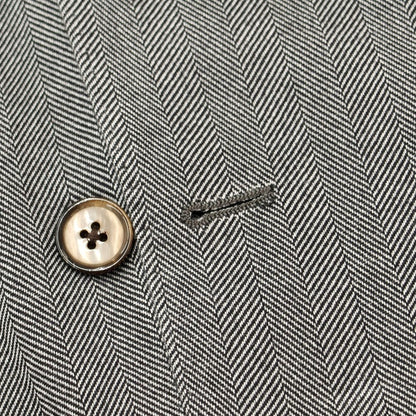 [New] LBM1911 Cotton Herringbone Tailored Jacket Black x White [Size 46] [BLK] [A/W] [Condition Rank N] [Men&