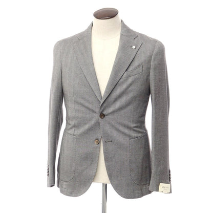 [New] LBM1911 Cotton Herringbone Tailored Jacket Black x White [Size 48] [BLK] [A/W] [Condition Rank N] [Men&