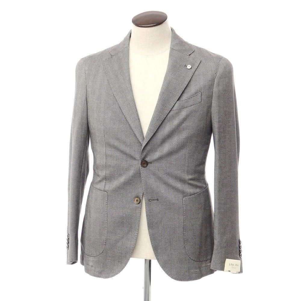 [New] LBM1911 Cotton Herringbone Tailored Jacket Black x White [Size 50] [BLK] [A/W] [Condition Rank N] [Men&