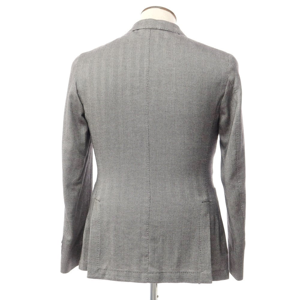 [New] LBM1911 Cotton Herringbone Tailored Jacket Black x White [Size 50] [BLK] [A/W] [Condition Rank N] [Men&