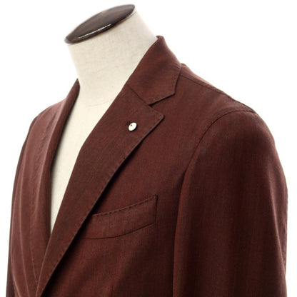 [New] LBM1911 Garment-dyed wool jacket in red brown [Size 48] [BRW] [S/S/A/W] [Condition rank N] [Men&