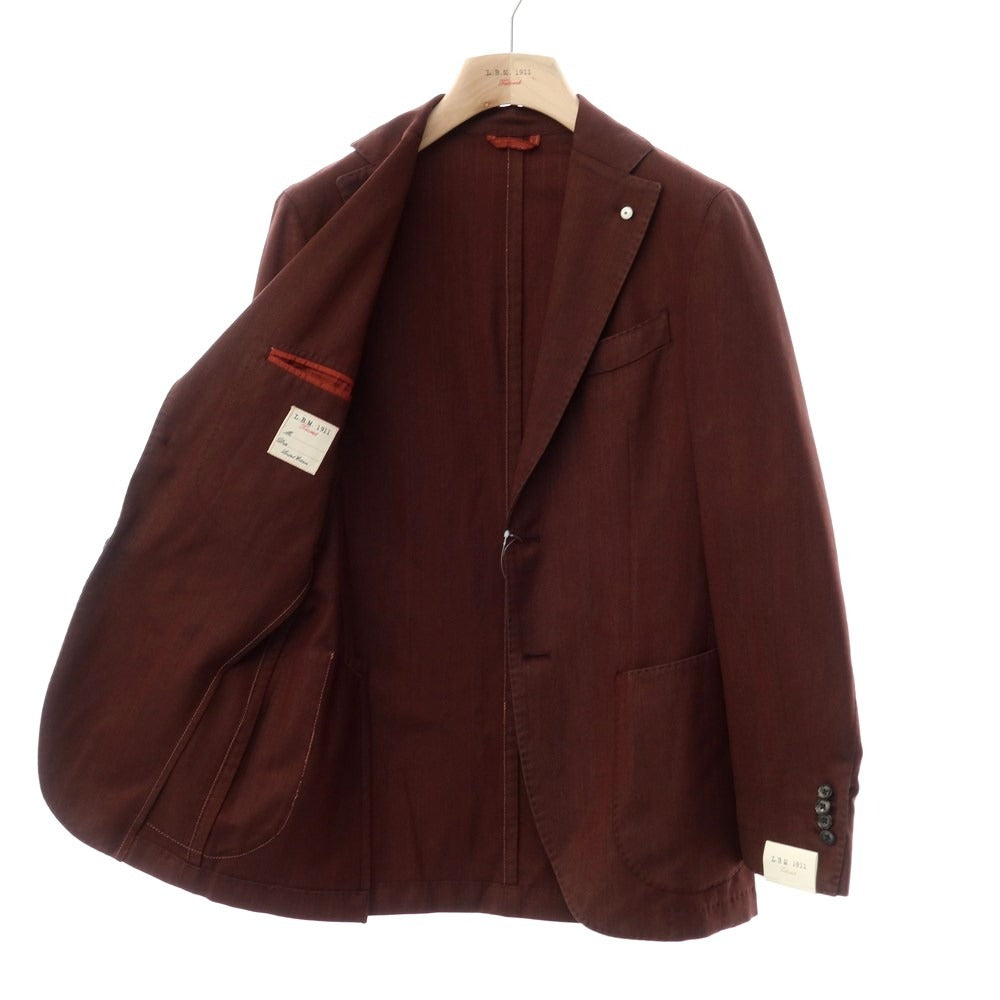 [New] LBM1911 Garment-dyed wool jacket in red brown [Size 48] [BRW] [S/S/A/W] [Condition rank N] [Men&