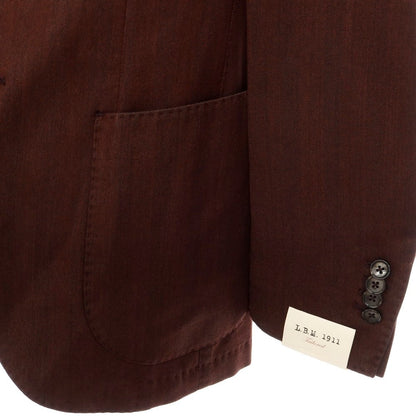 [New] LBM1911 Garment-dyed wool jacket in red brown [Size 48] [BRW] [S/S/A/W] [Condition rank N] [Men&