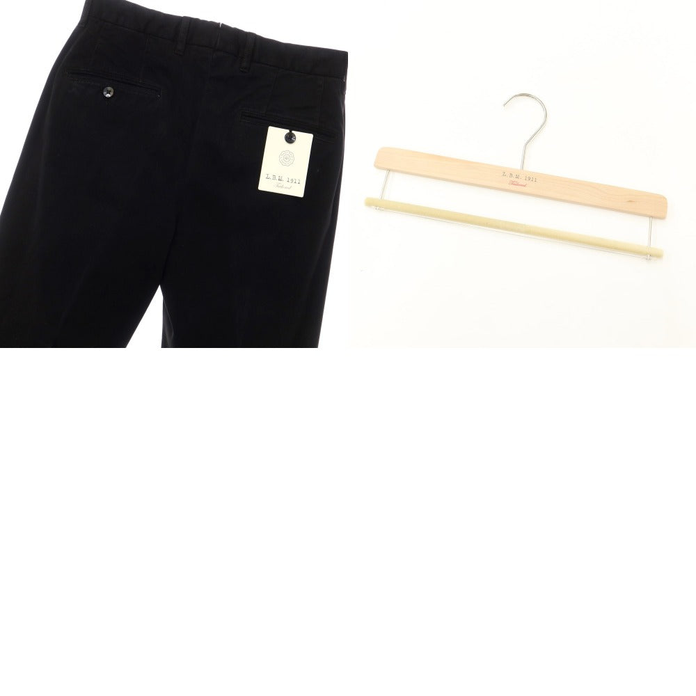 [New Outlet] LBM1911 Stretch Rayon Cotton Slacks Pants Black [Size 44] [BLK] [A/W] [Condition Rank N-] [Men&